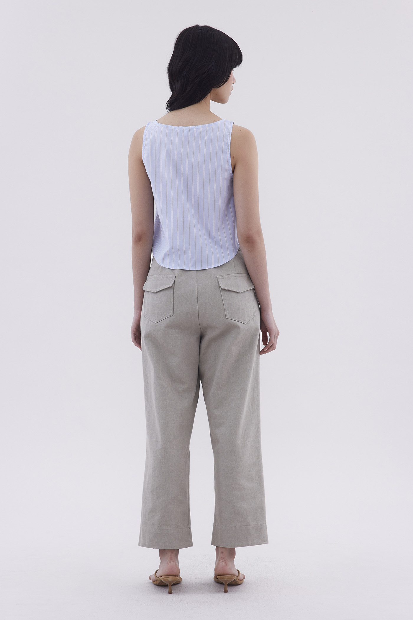 Seleve Button-Down Relaxed Top