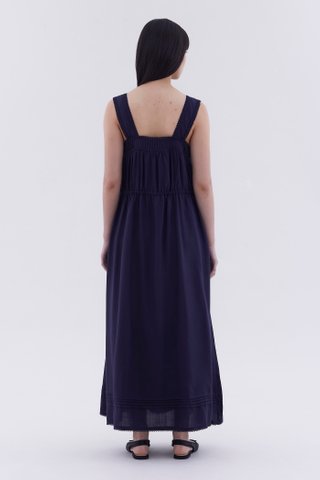 Marisol Square-Neck Relaxed Dress