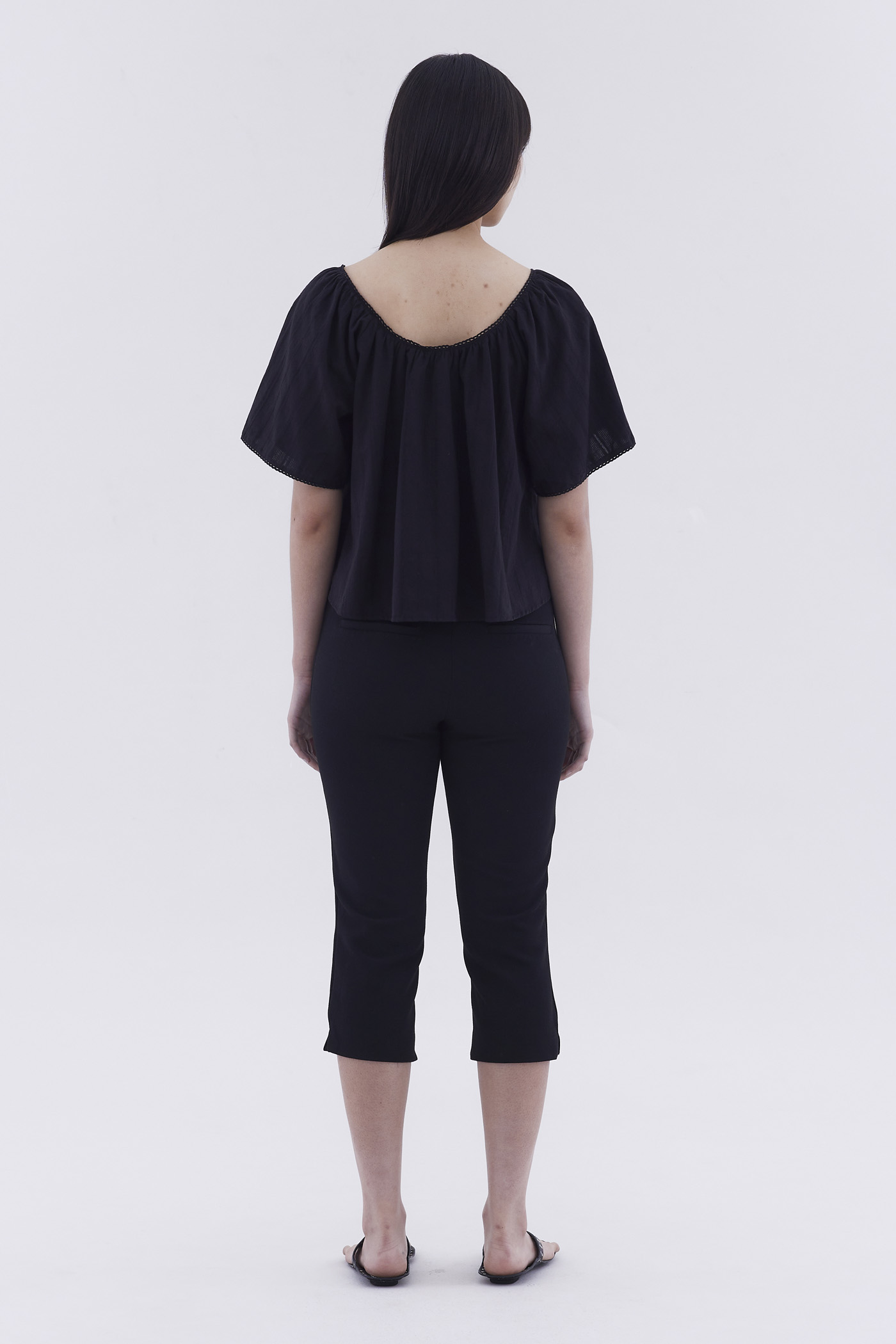 Orella Bell-Sleeve Blouse