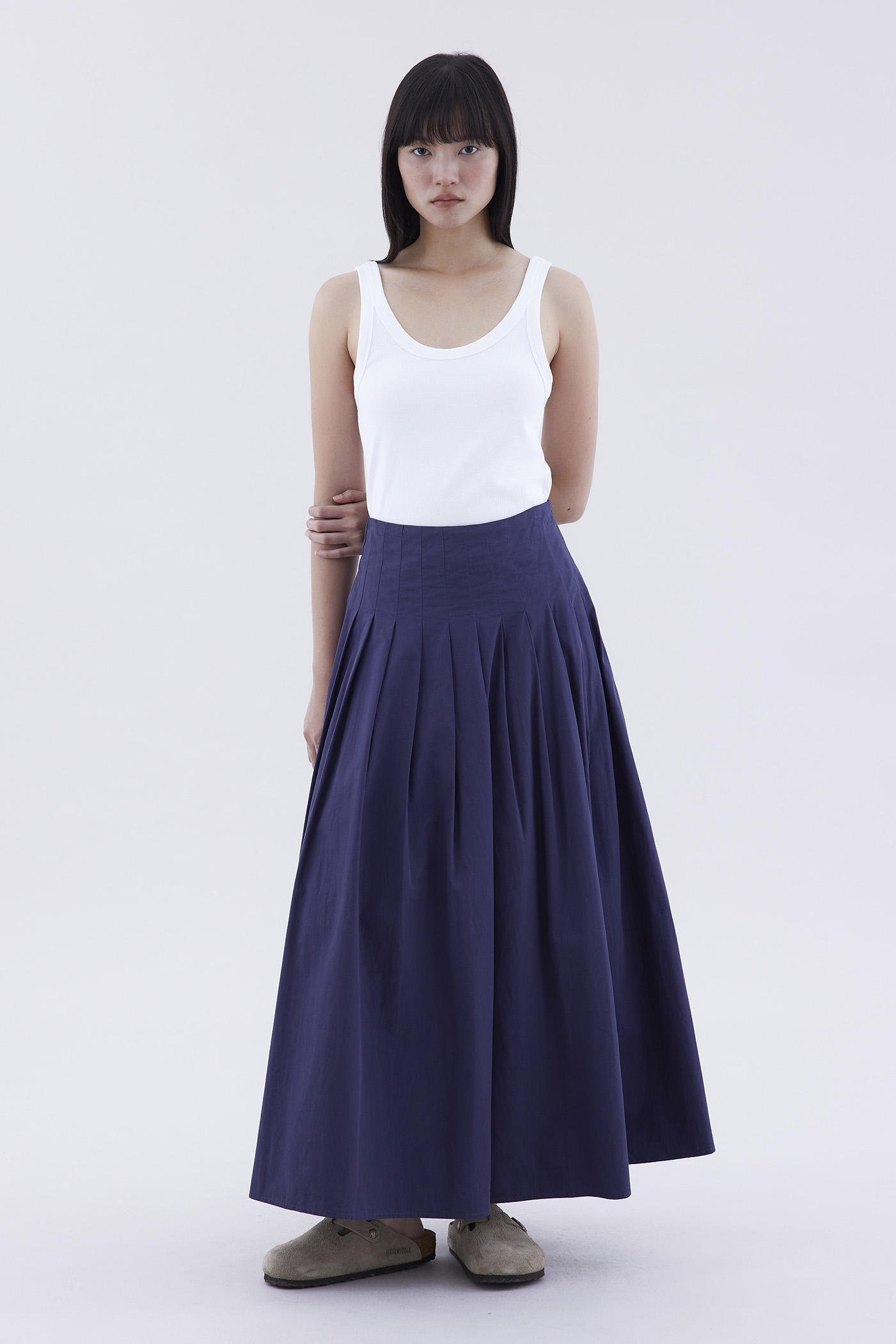 Sonia Pleated Full Skirt