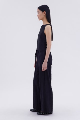 Yara Drawstring Wide-Leg Pants