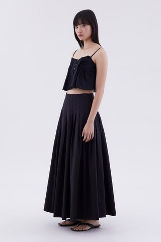 Sonia Pleated Full Skirt