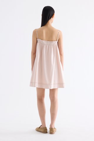 Amberlyn Pin Tuck Empire Dress