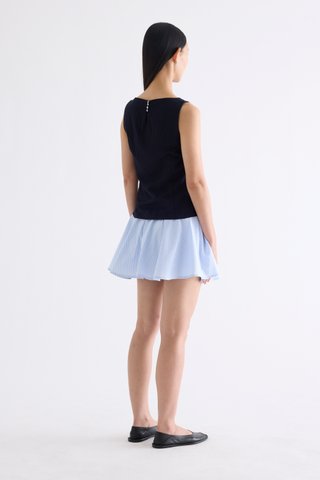 Adrina Boat-Neck Top