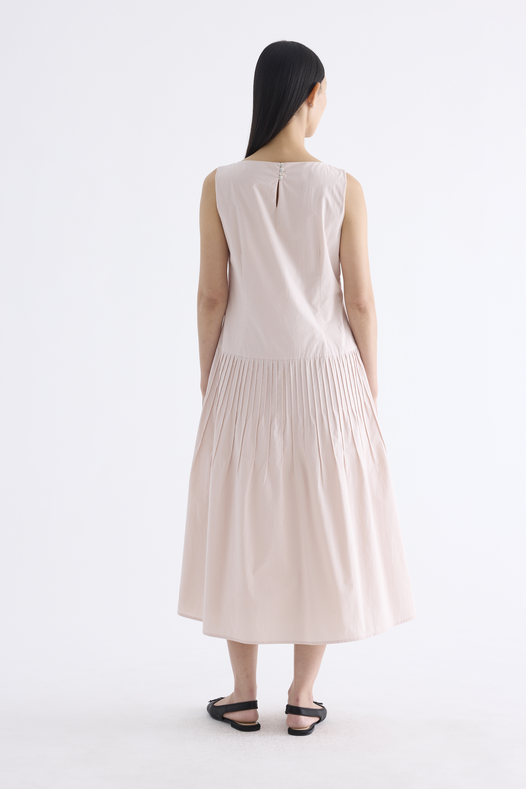Geneviv Pleat Waist Dress