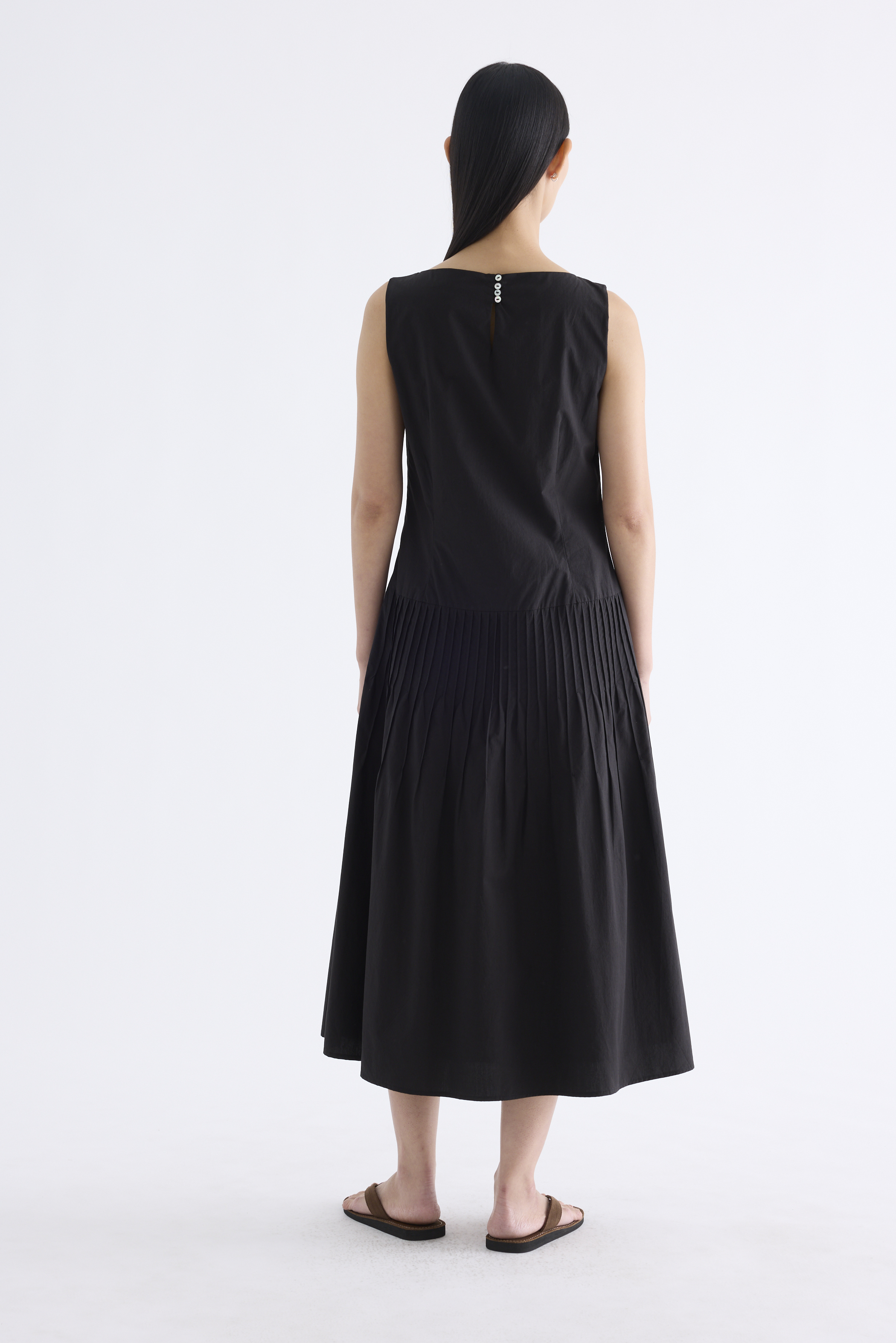 Geneviv Pleat Waist Dress