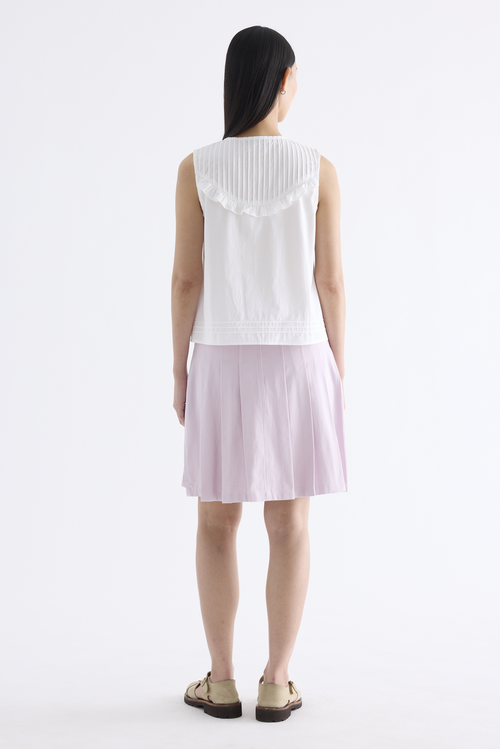 Freja Pintuck Yoke Top