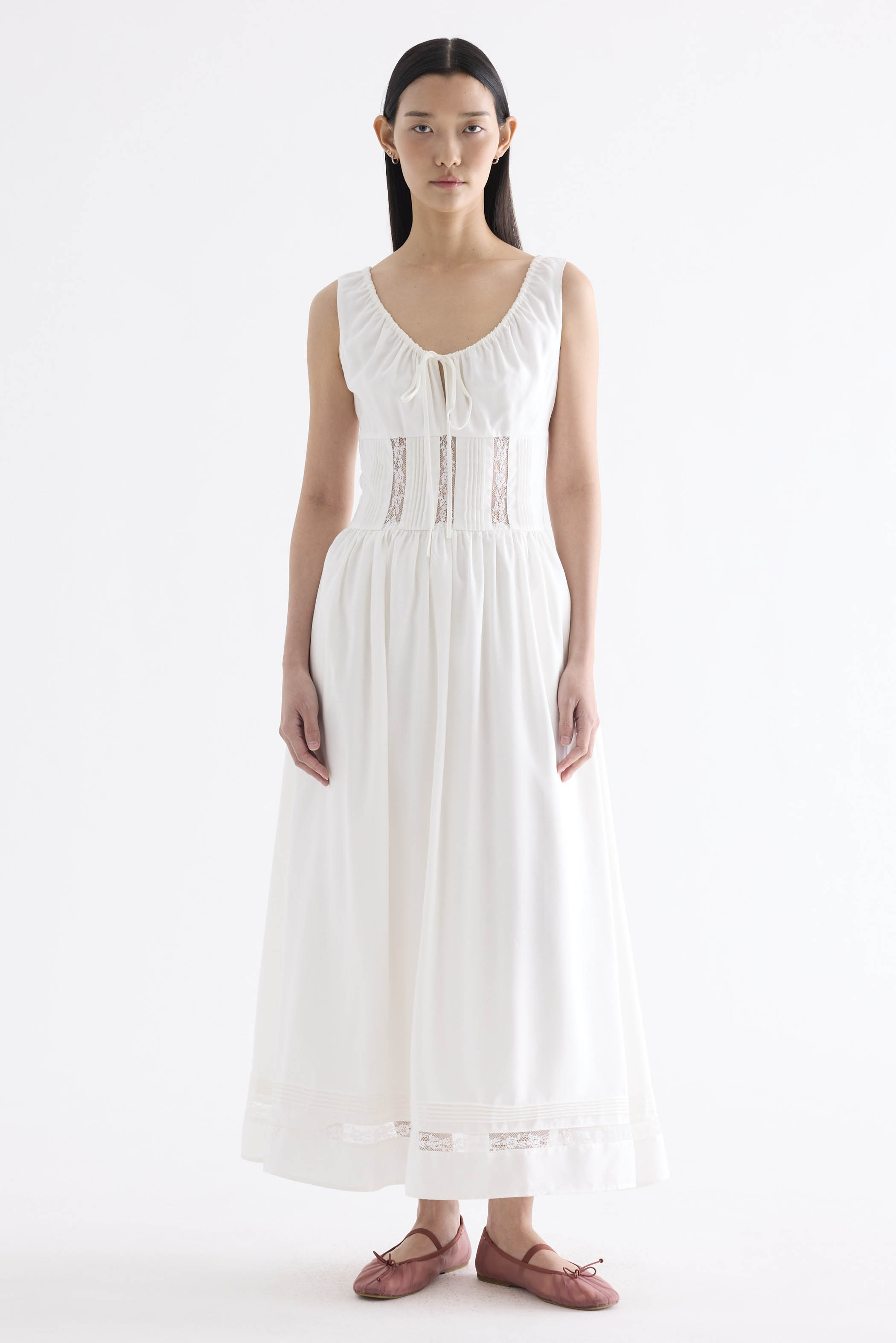 Brielle Lace Panel Dress