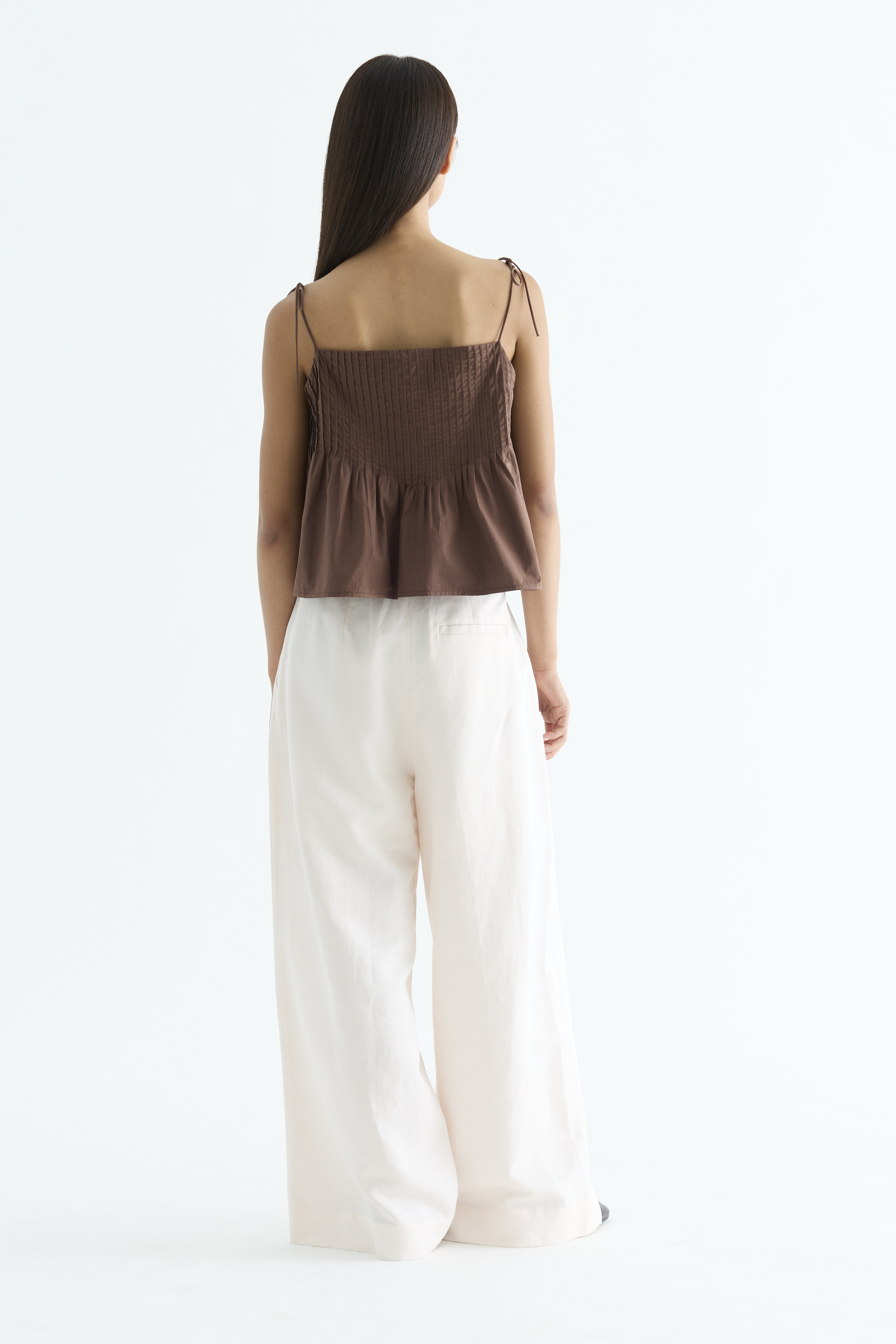 Brenelle Pin-tuck Top