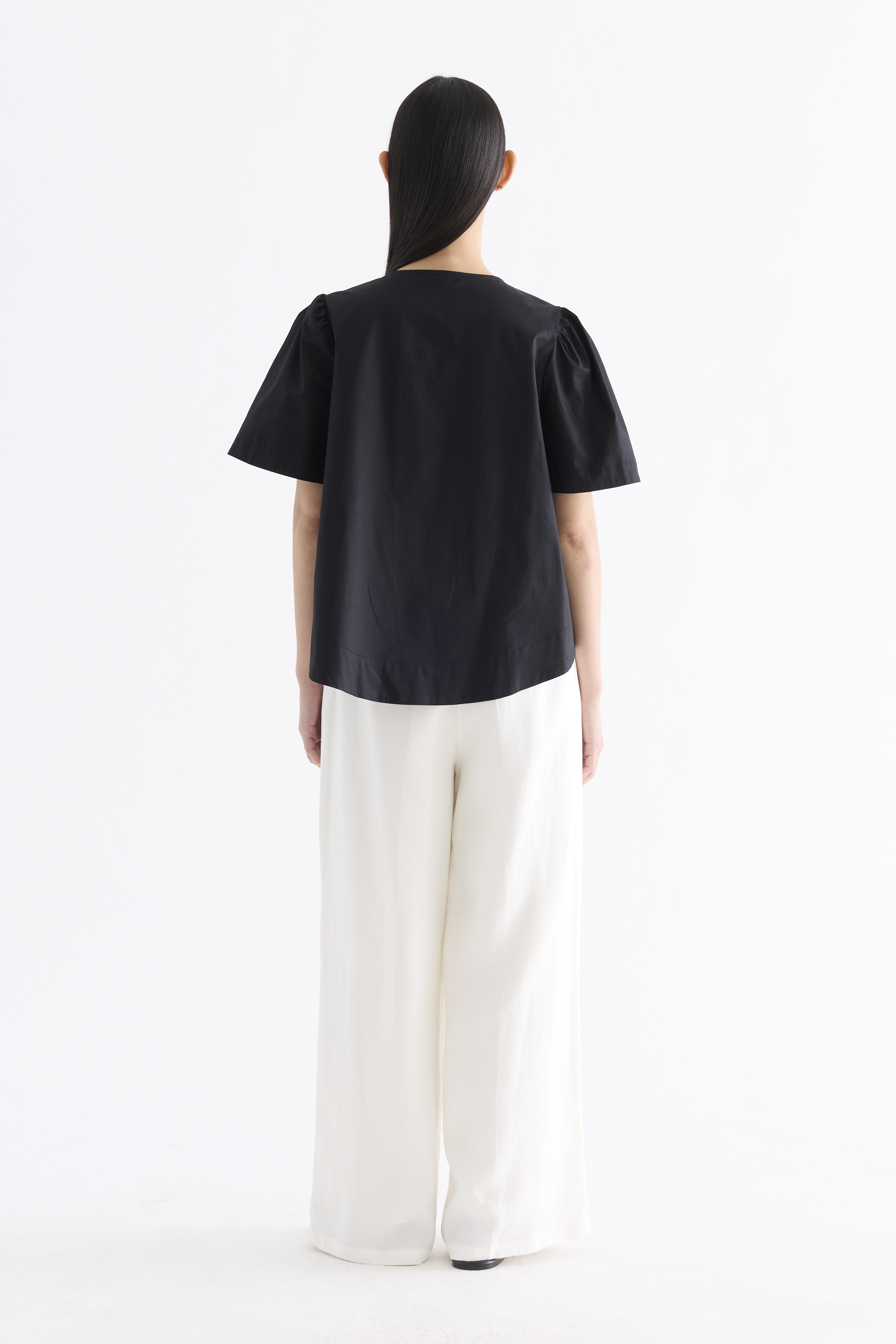 Selene Front-Tie Blouse